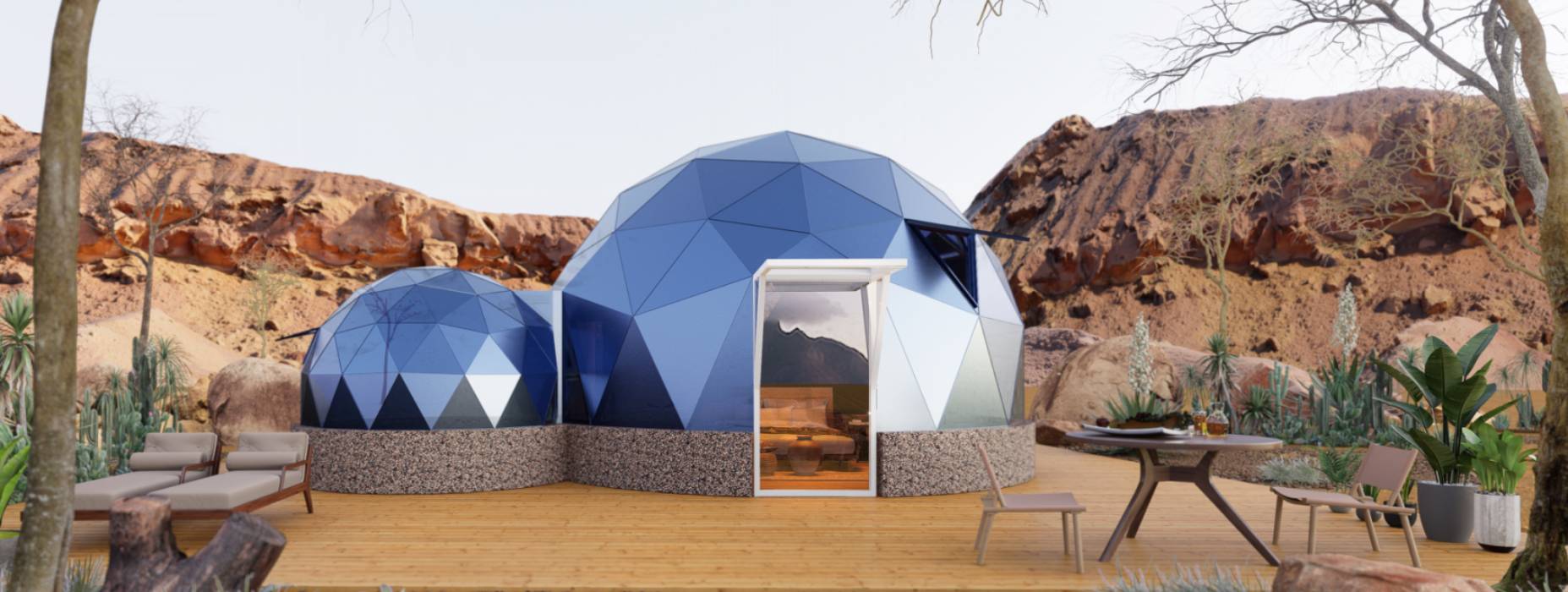 建湖县球形智能光伏玻璃星空房